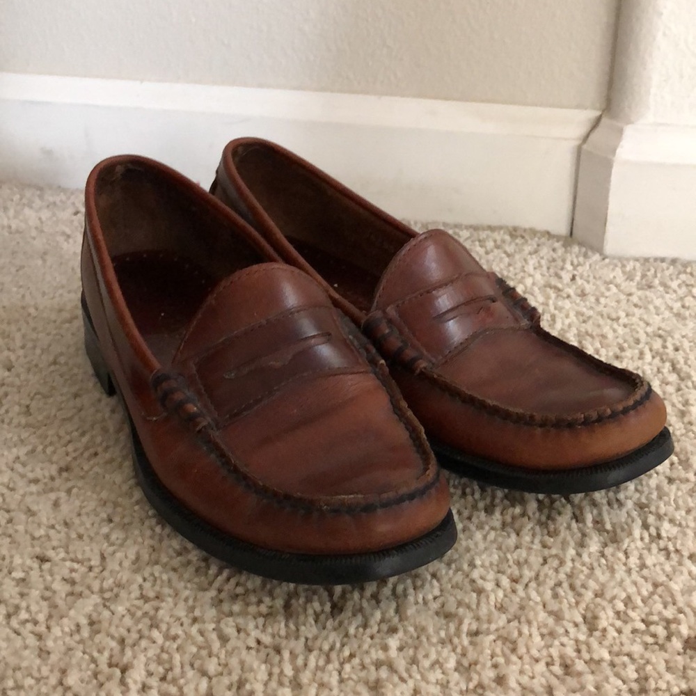 Sebago Brown Leather Loafers - Picture 2 of 13